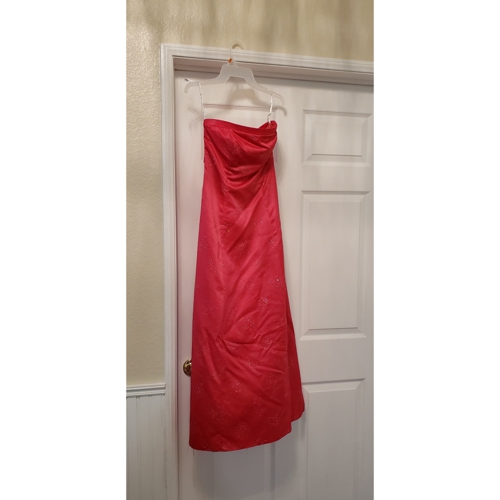Prom dress altered for a 5 foot tall girl